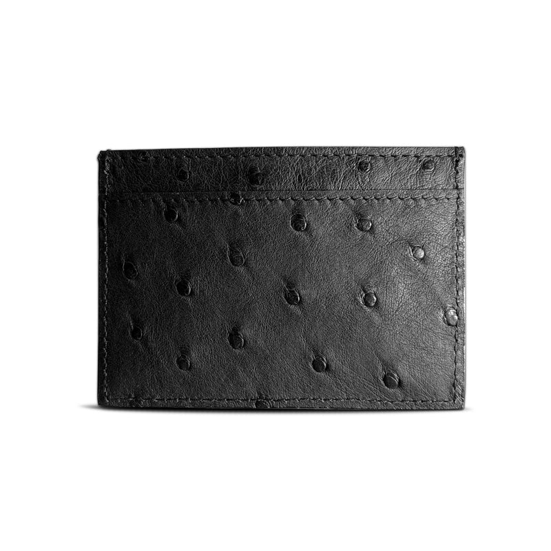 Genuine Ostrich Leather Card Holder