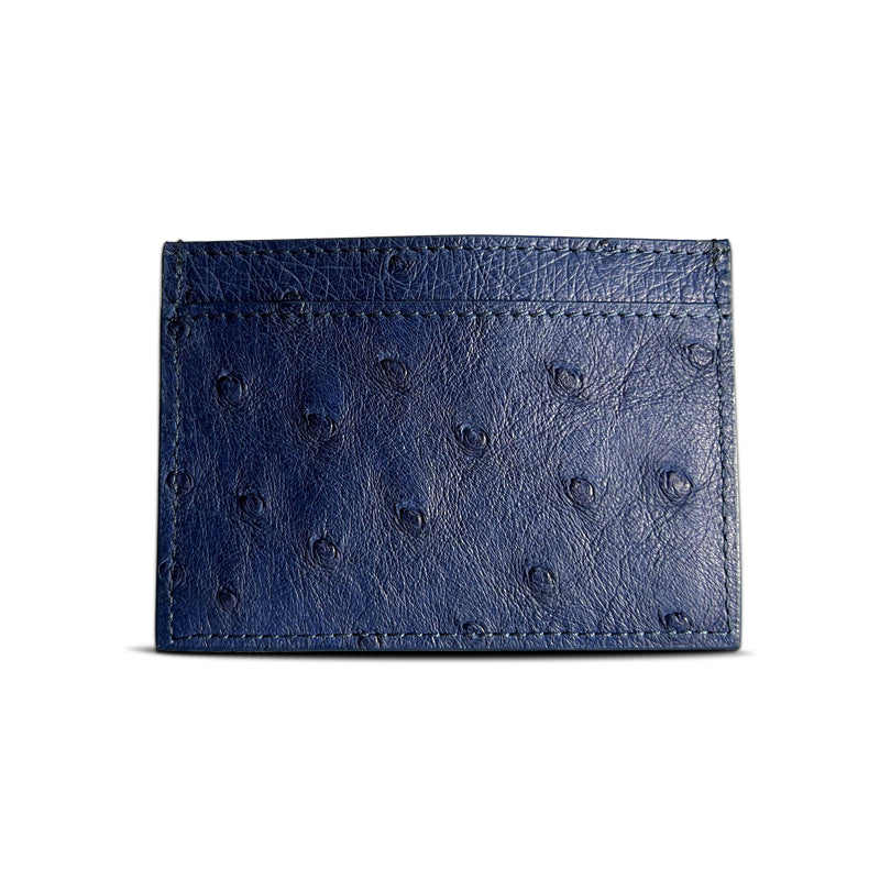 Genuine Ostrich Leather Card Holder